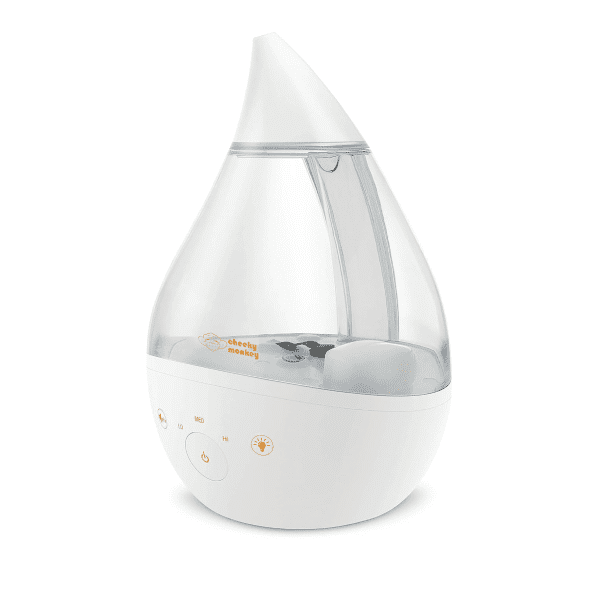 Cheeky Monkey 4 In 1 Top Fill Drop Humidifier with Sound Machine