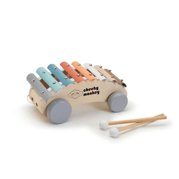 Cheeky Monkey Xylophone on Wheels